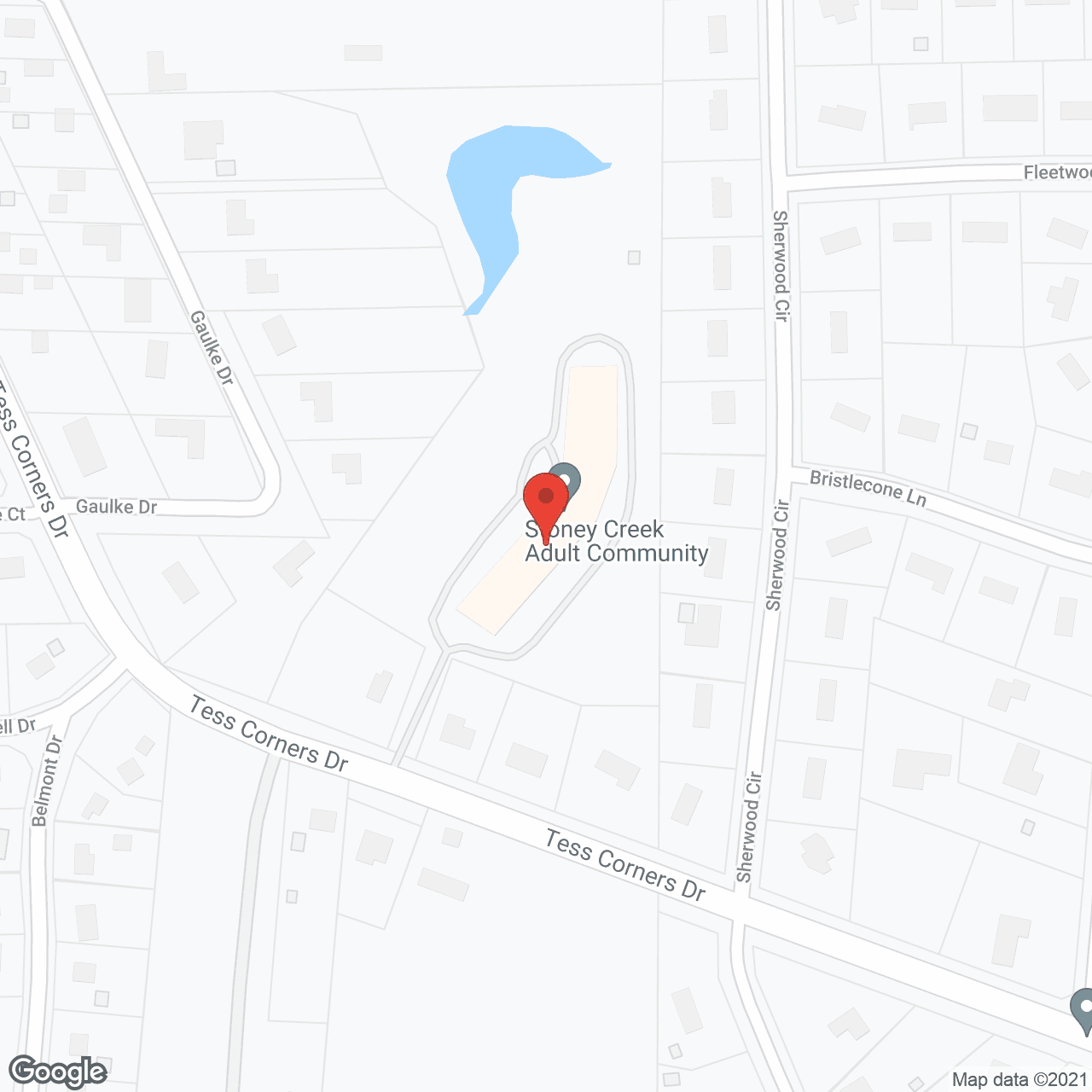 Stony Creek Adult Community in google map