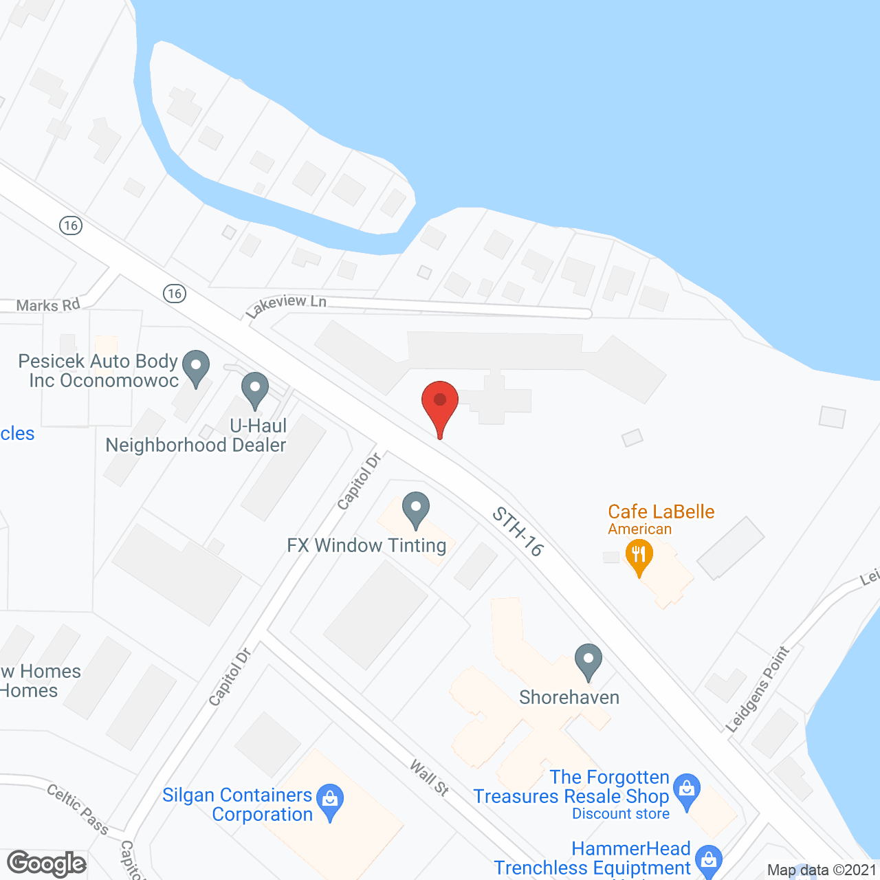 Lake Terrace Apartments in google map