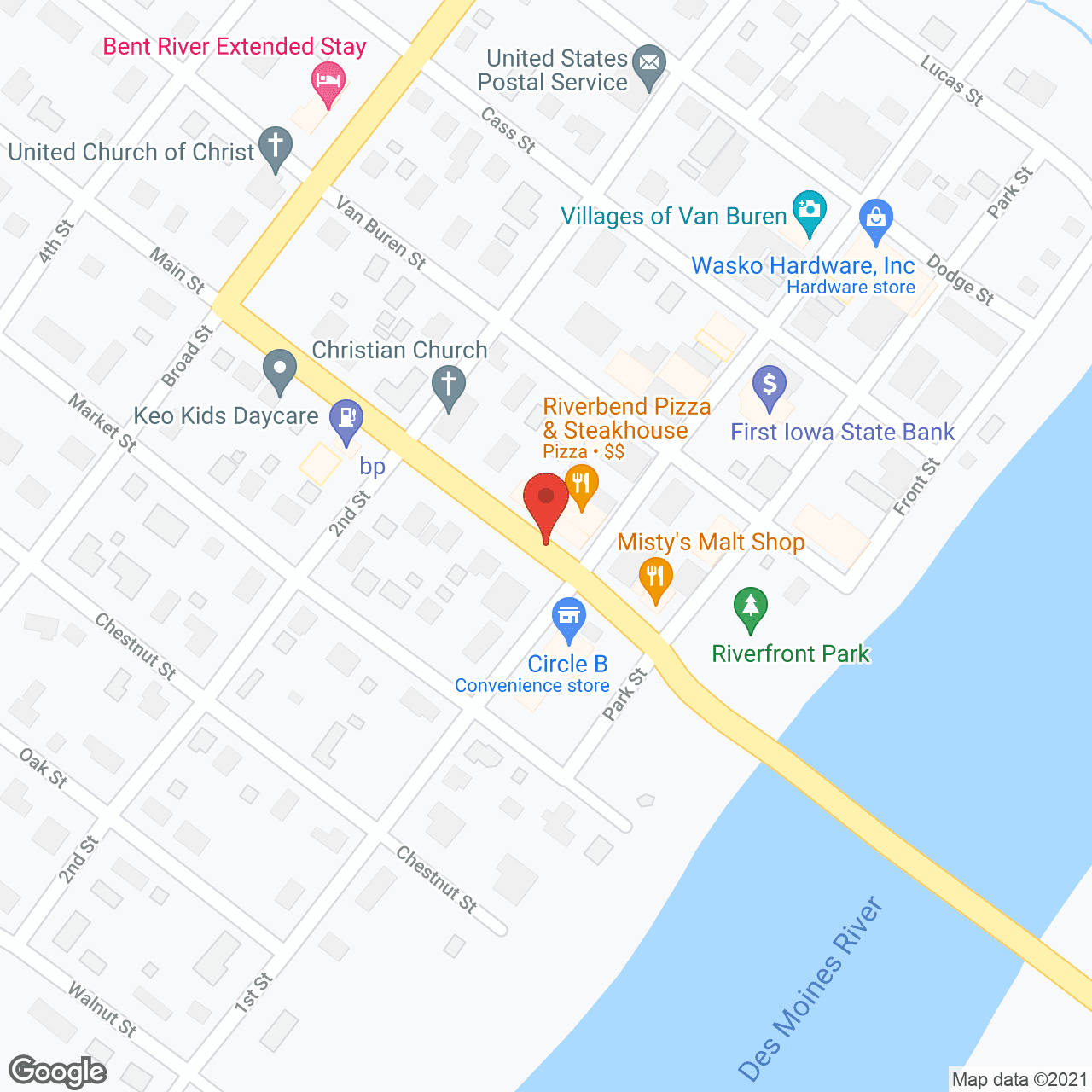 Keosauqua Health Care Center in google map