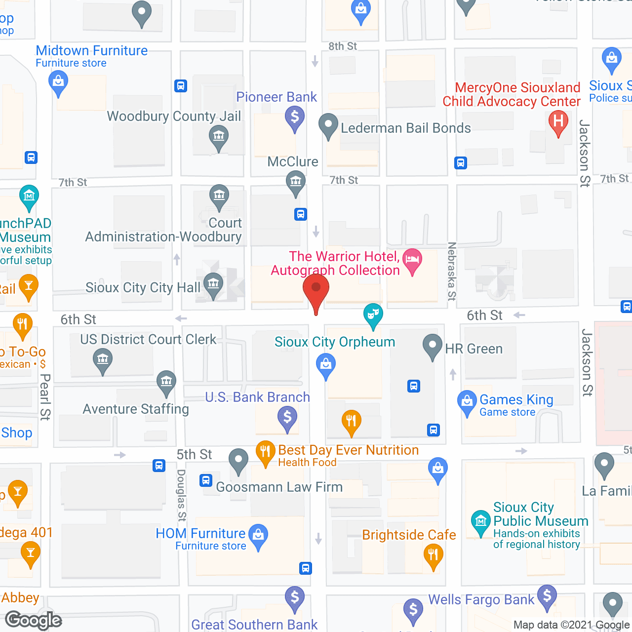 Jackson Street Manor in google map