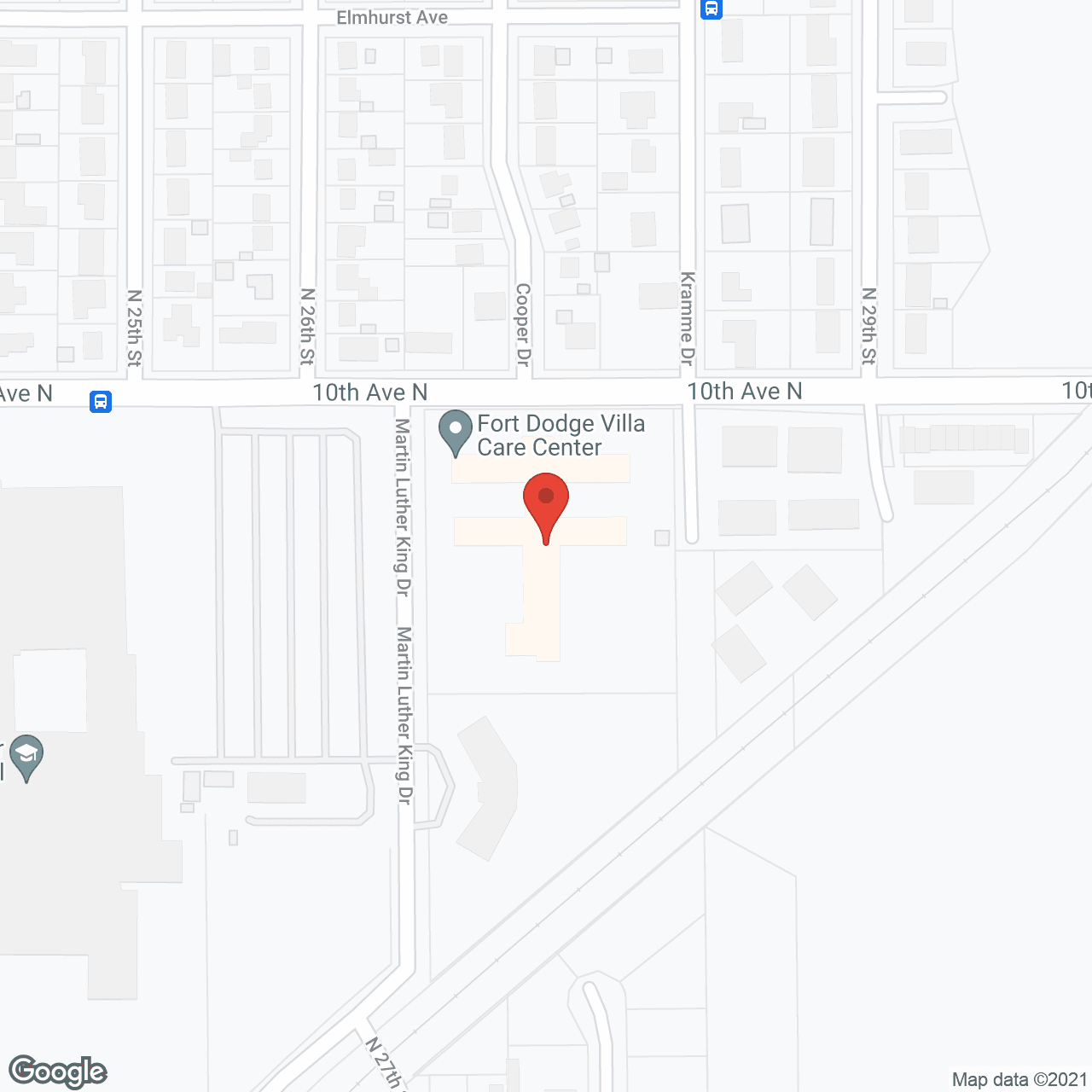 Fort Dodge Villa Care Ctr in google map