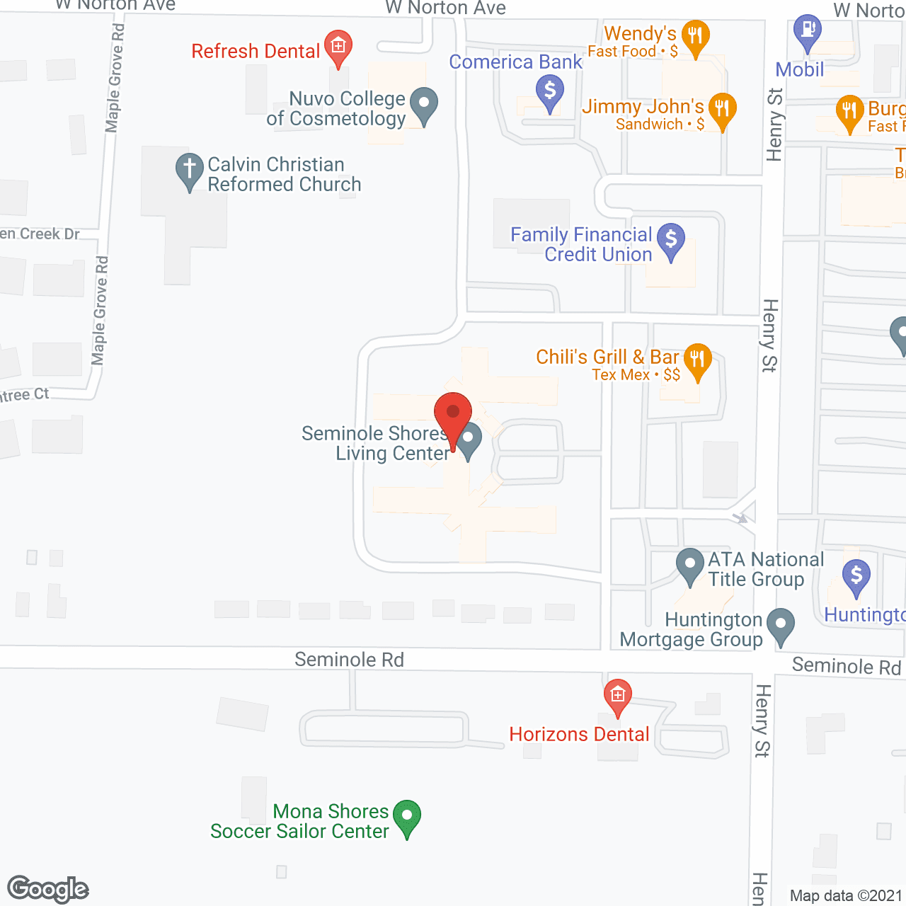 Seminole Shores Living Center in google map