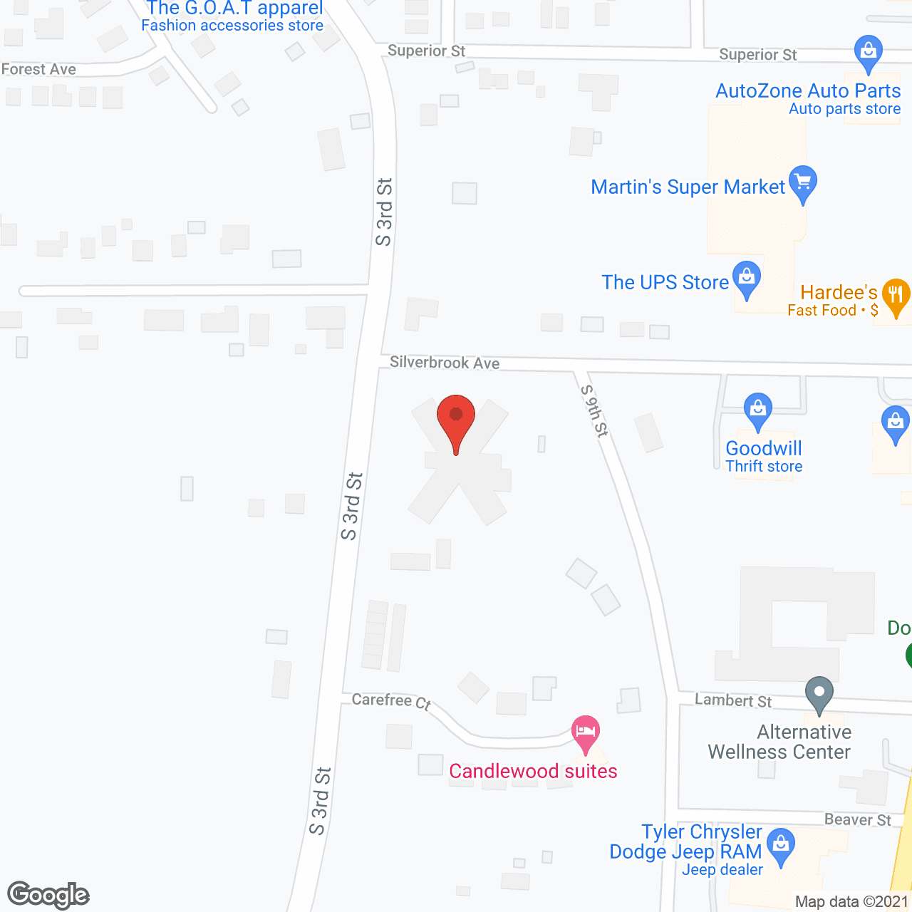 Silverbrook Manor Inc in google map