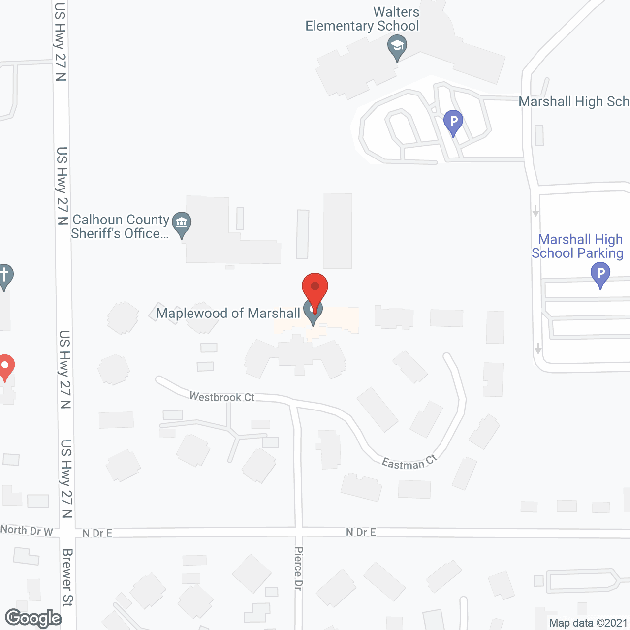 Marshall Comfort Care in google map