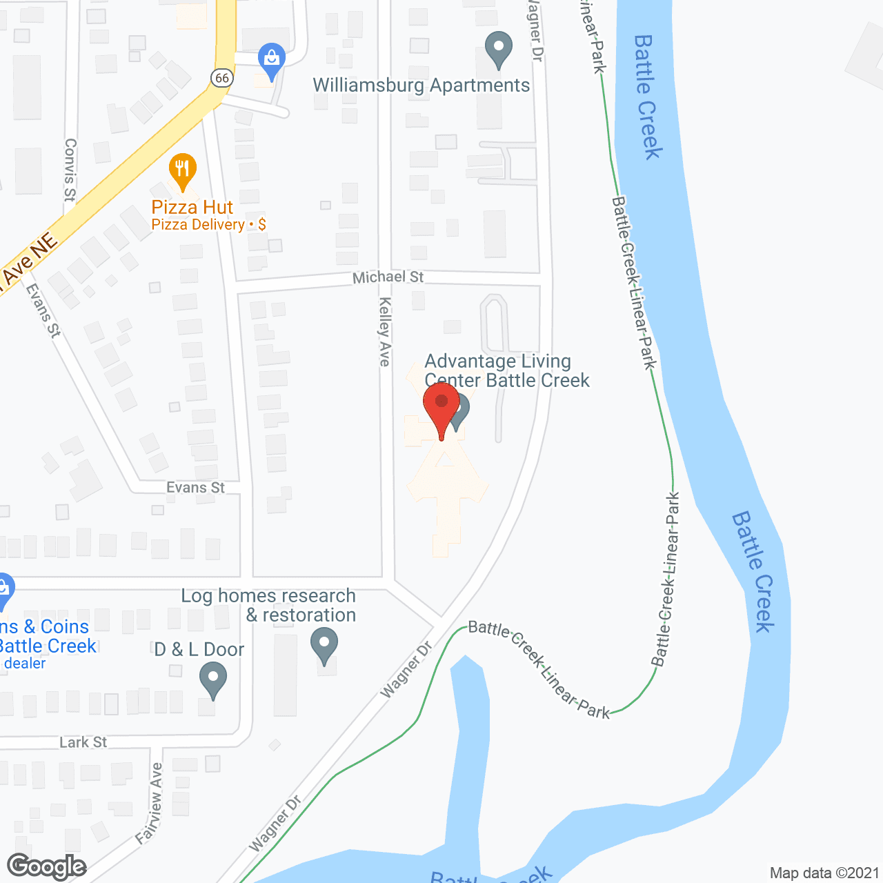 Tendercare Riverside in google map
