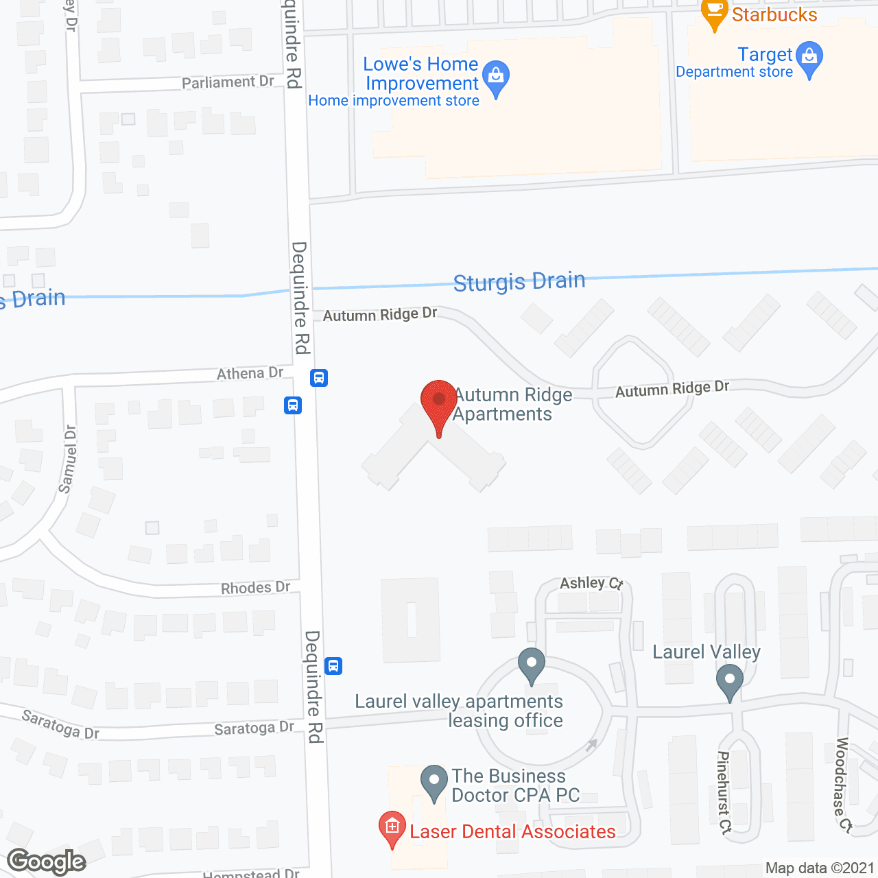 Autumn Ridge Apartments in google map