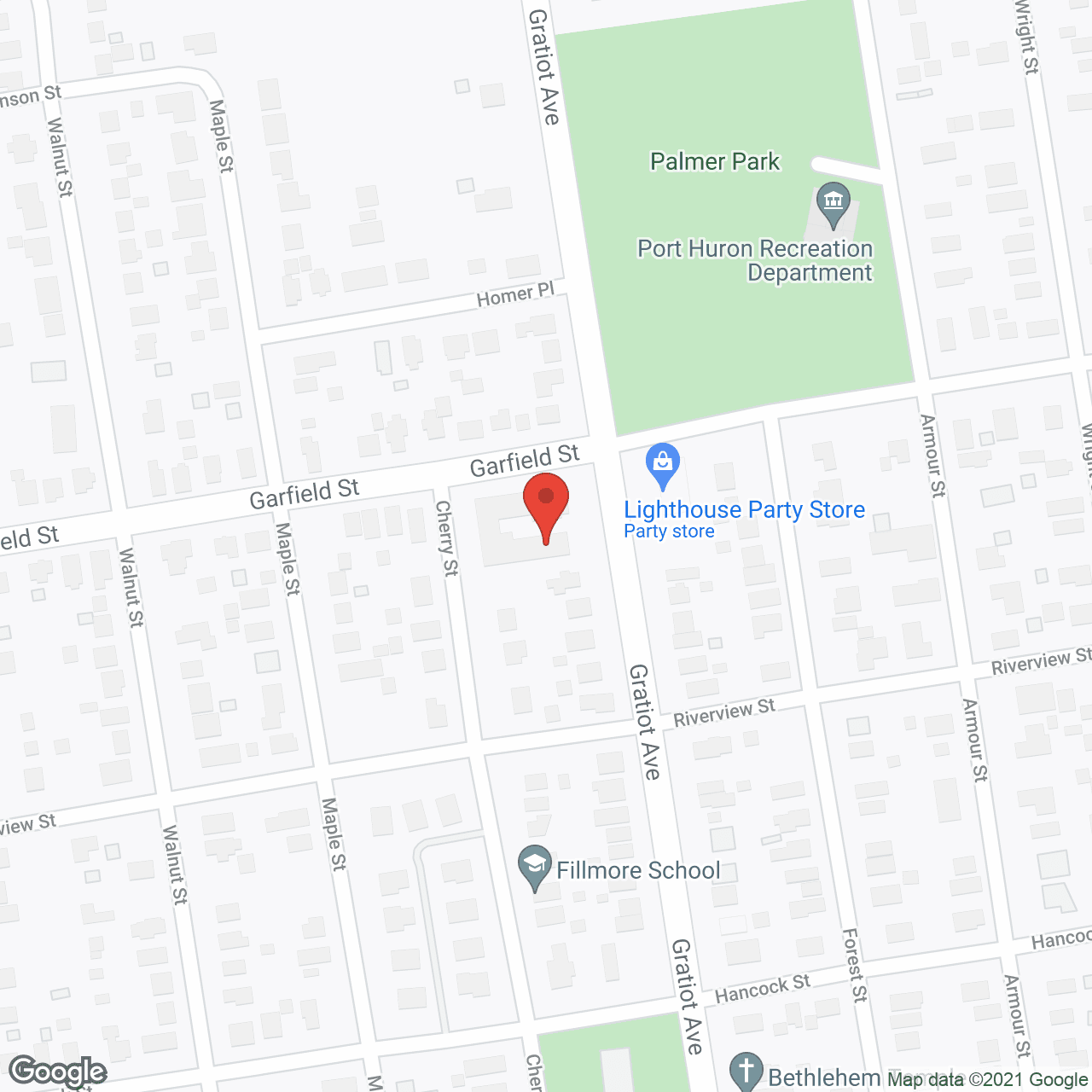 Sanborn Gratiot Memorial Home in google map