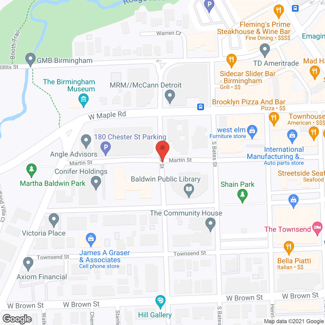 Baldwin House Birmingham in google map