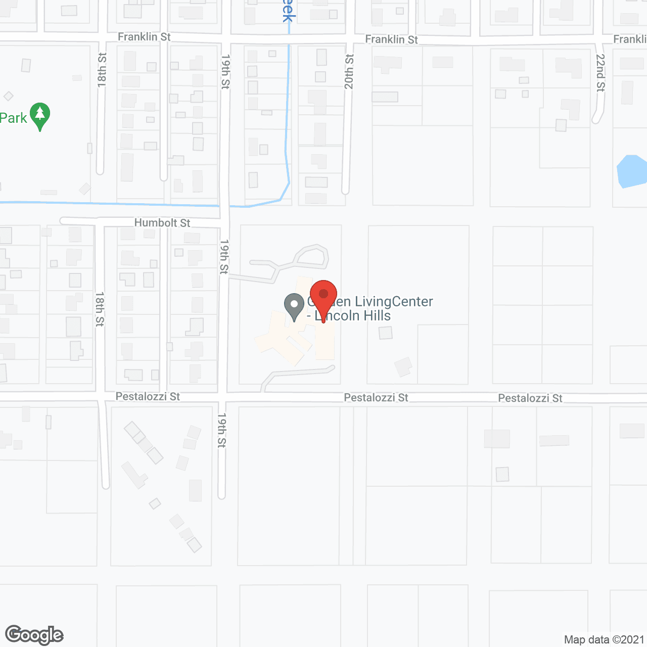 Golden Living Center Lincoln Hills in google map