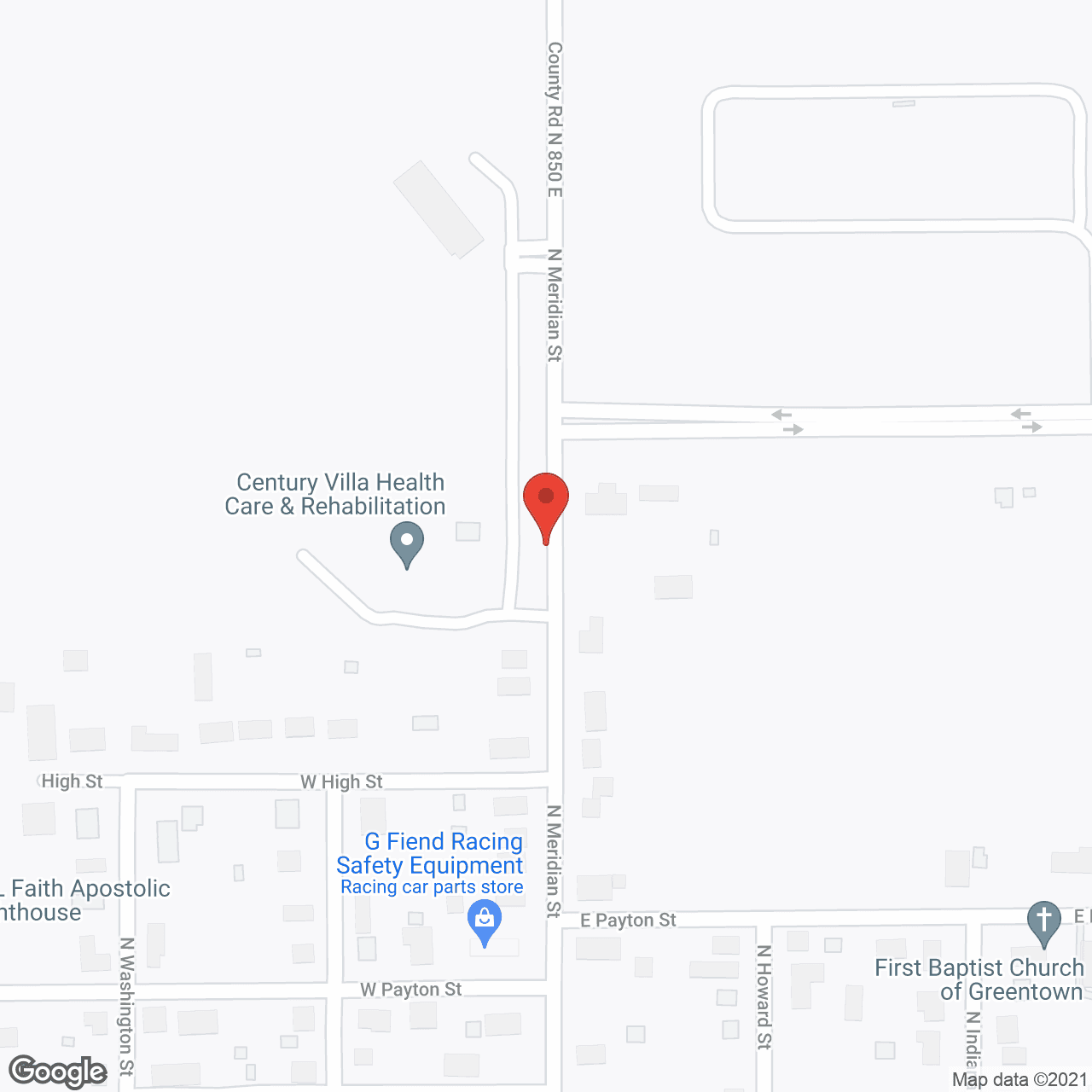 Century Villa Health Care in google map
