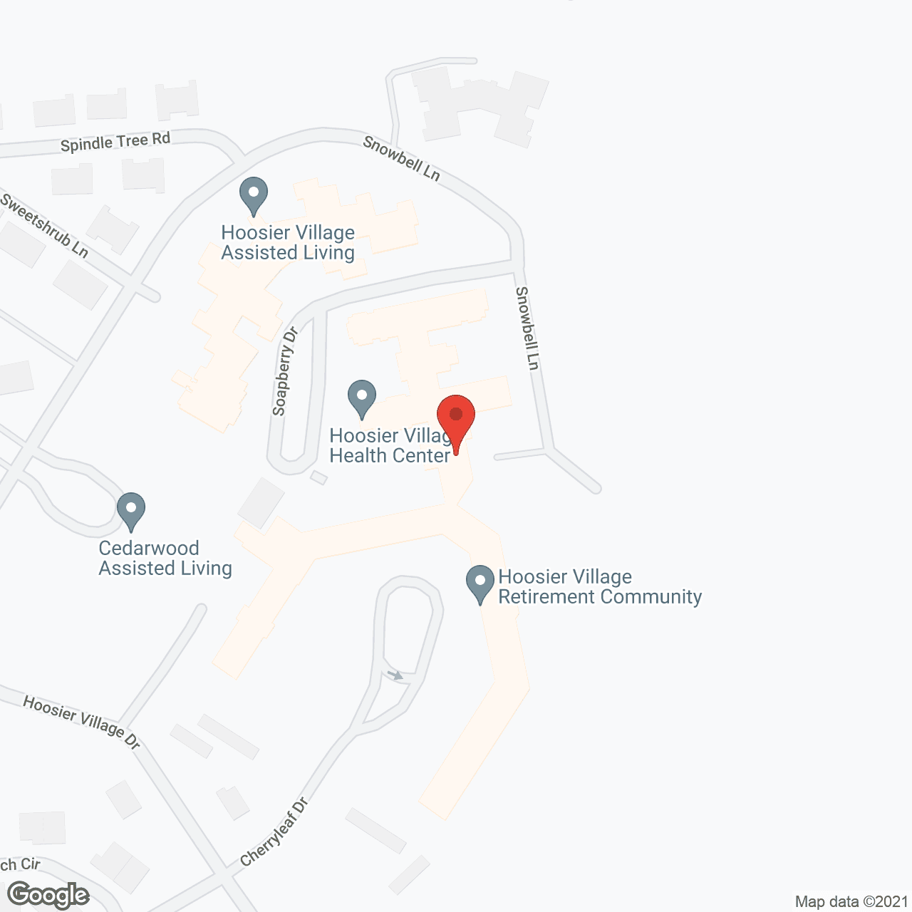 Hoosier Village in google map