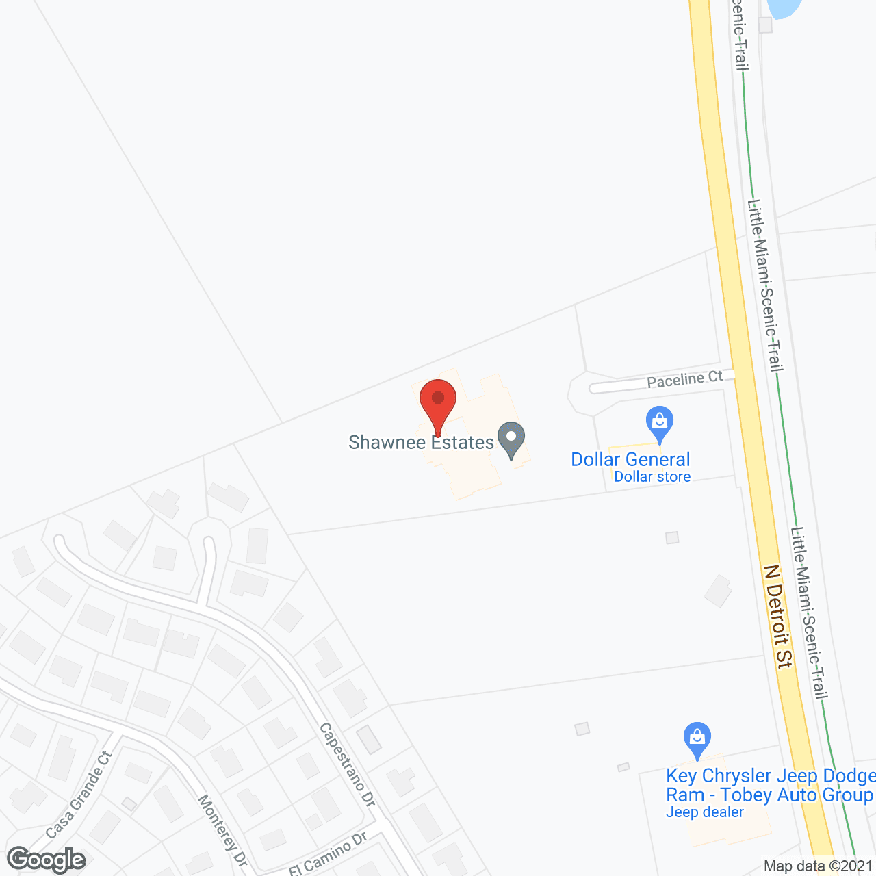 Shawnee Estates Senior Living in google map