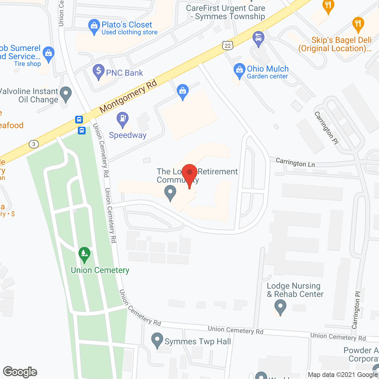 The Lodge Retirement Community in google map