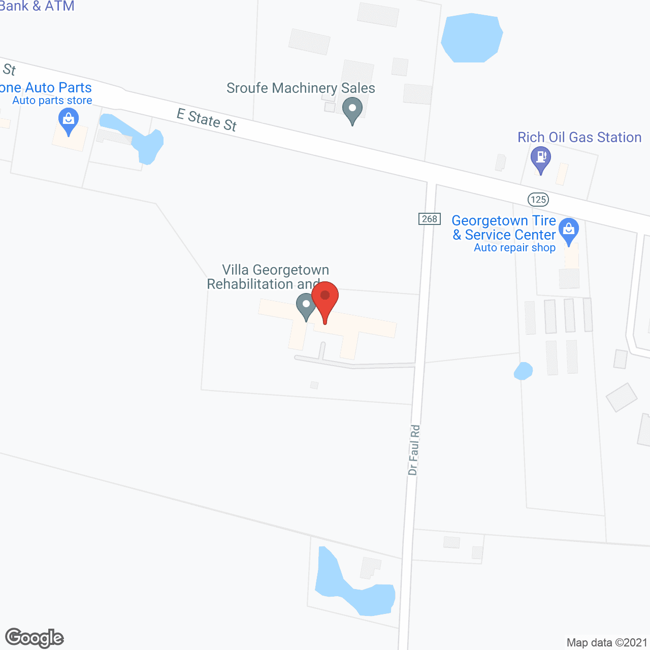 Villa Georgetown Nursing Center in google map