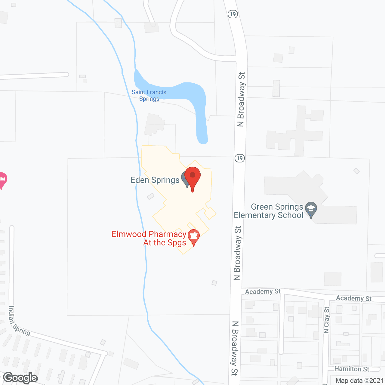 Saint Francis Health Care Ctr in google map