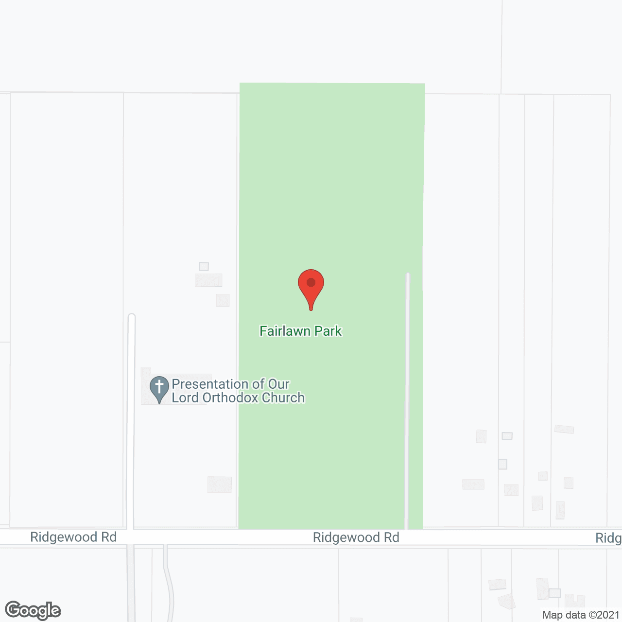 Sumner at Ridgewood in google map