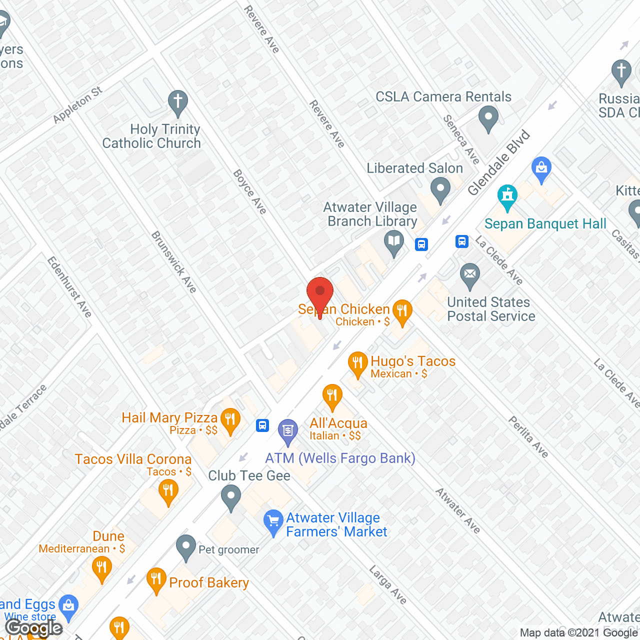 Atwater Nursing Registry in google map