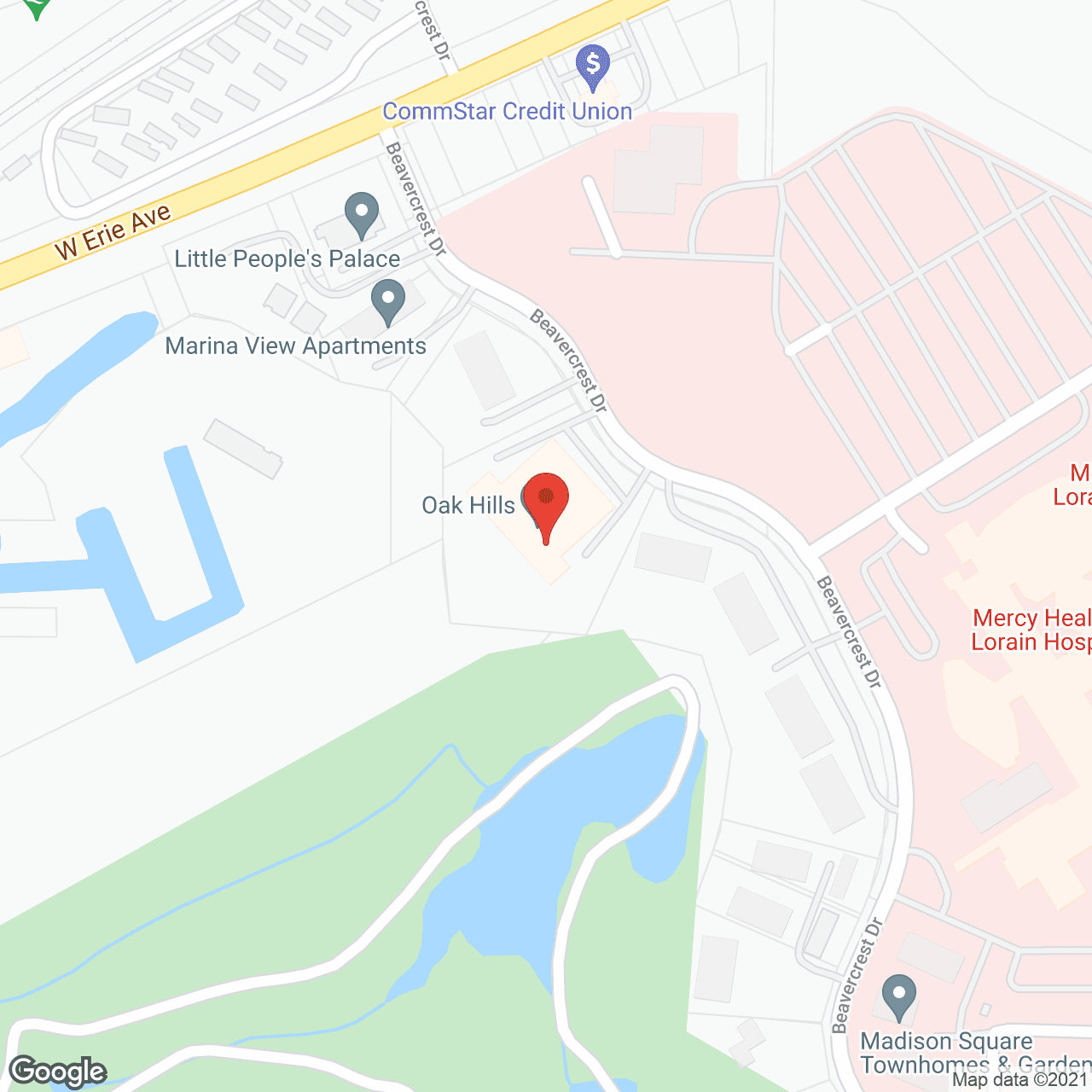 Embassy Oak Hills Nursing and Rehab in google map