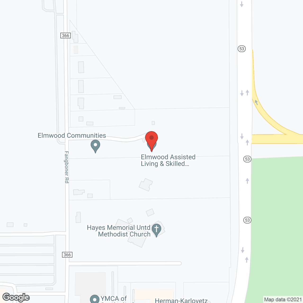 Elmwood Assisted Living And Skilled Nursing Of Fre in google map