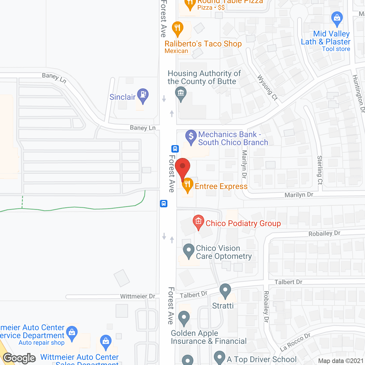 Arcadia Health Care in google map