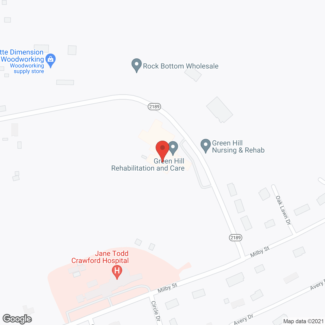 Golden LivingCenter - Green Hill in google map
