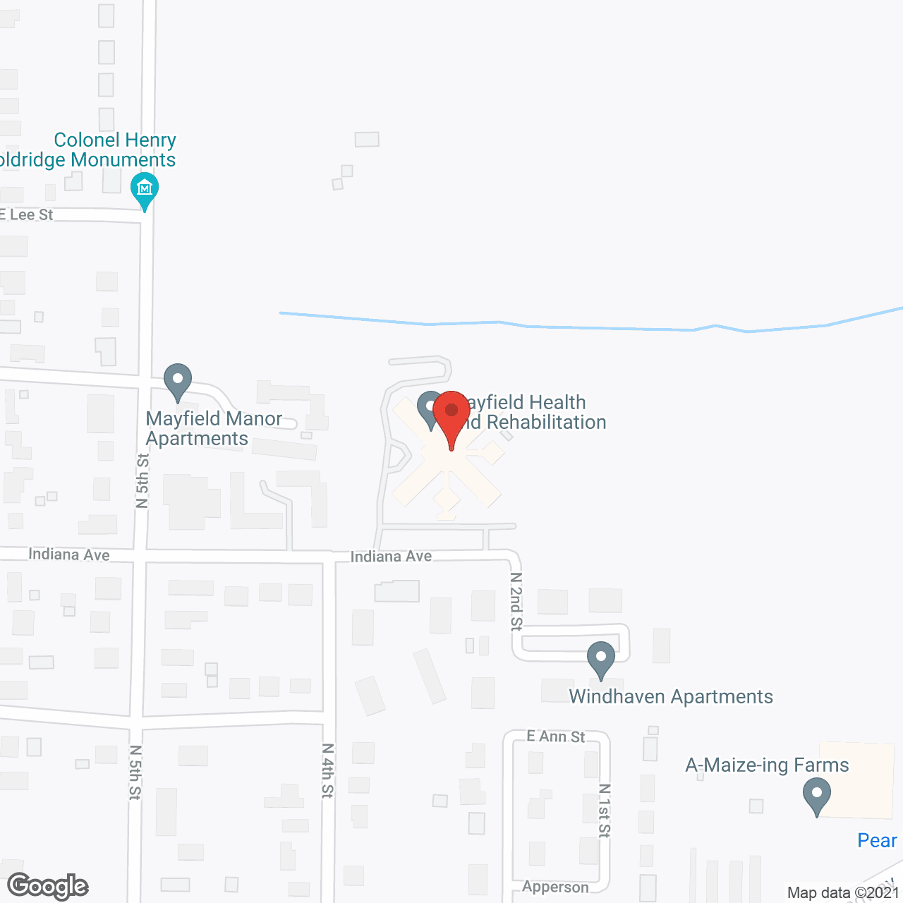 Heritage Manor Healthcare Center in google map
