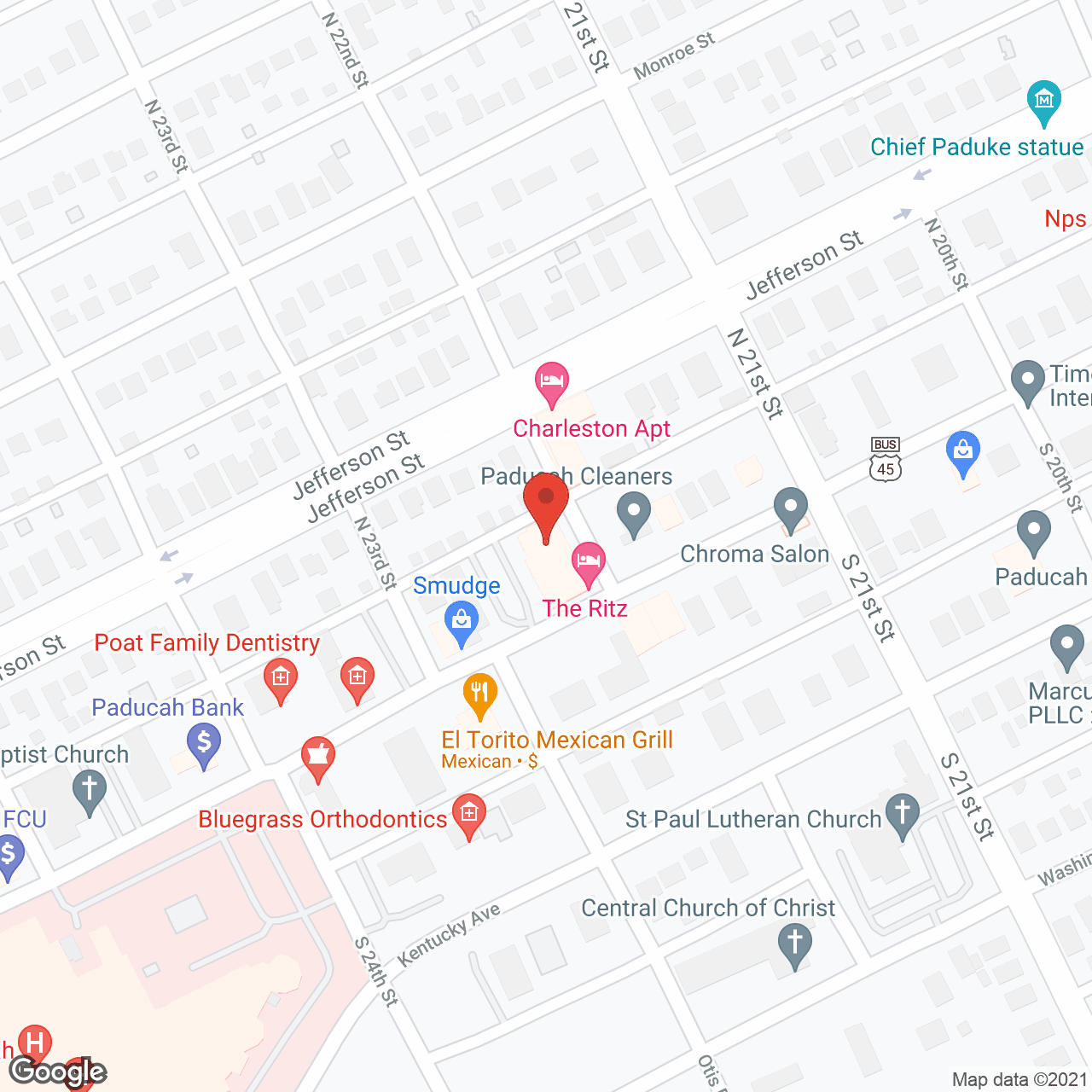 Ritz Apartments in google map