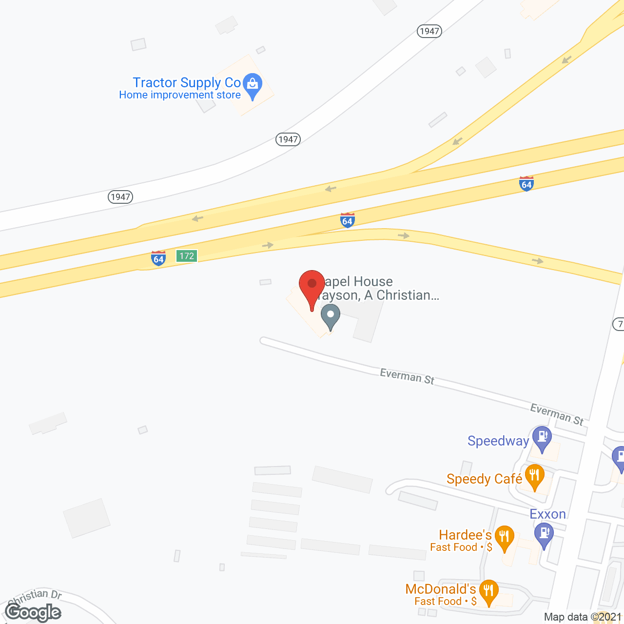 Chapel House Grayson in google map