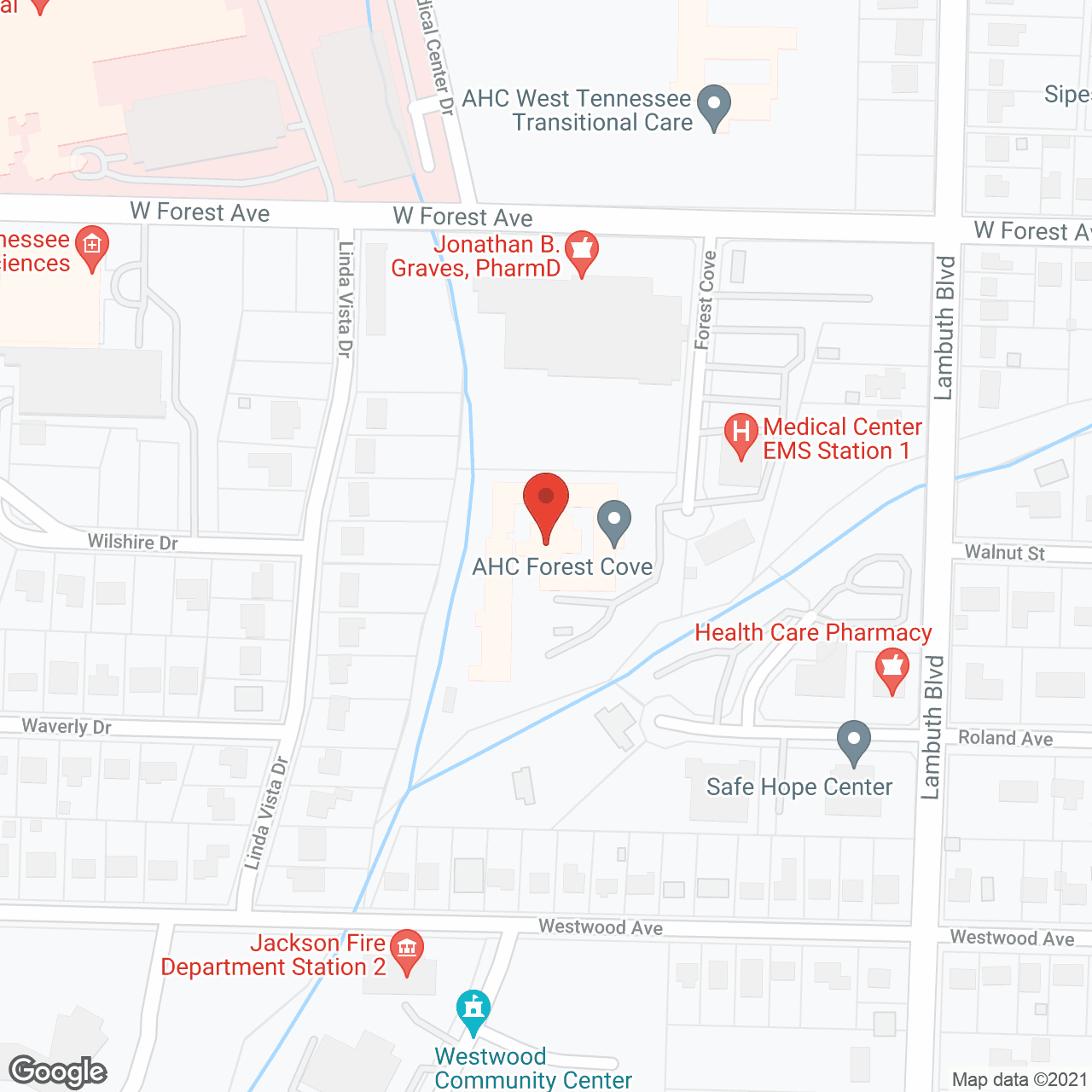 Forest Cove Nursing Ctr in google map