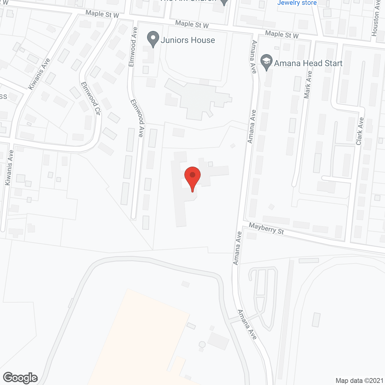 Lincoln Skilled Care Ctr in google map