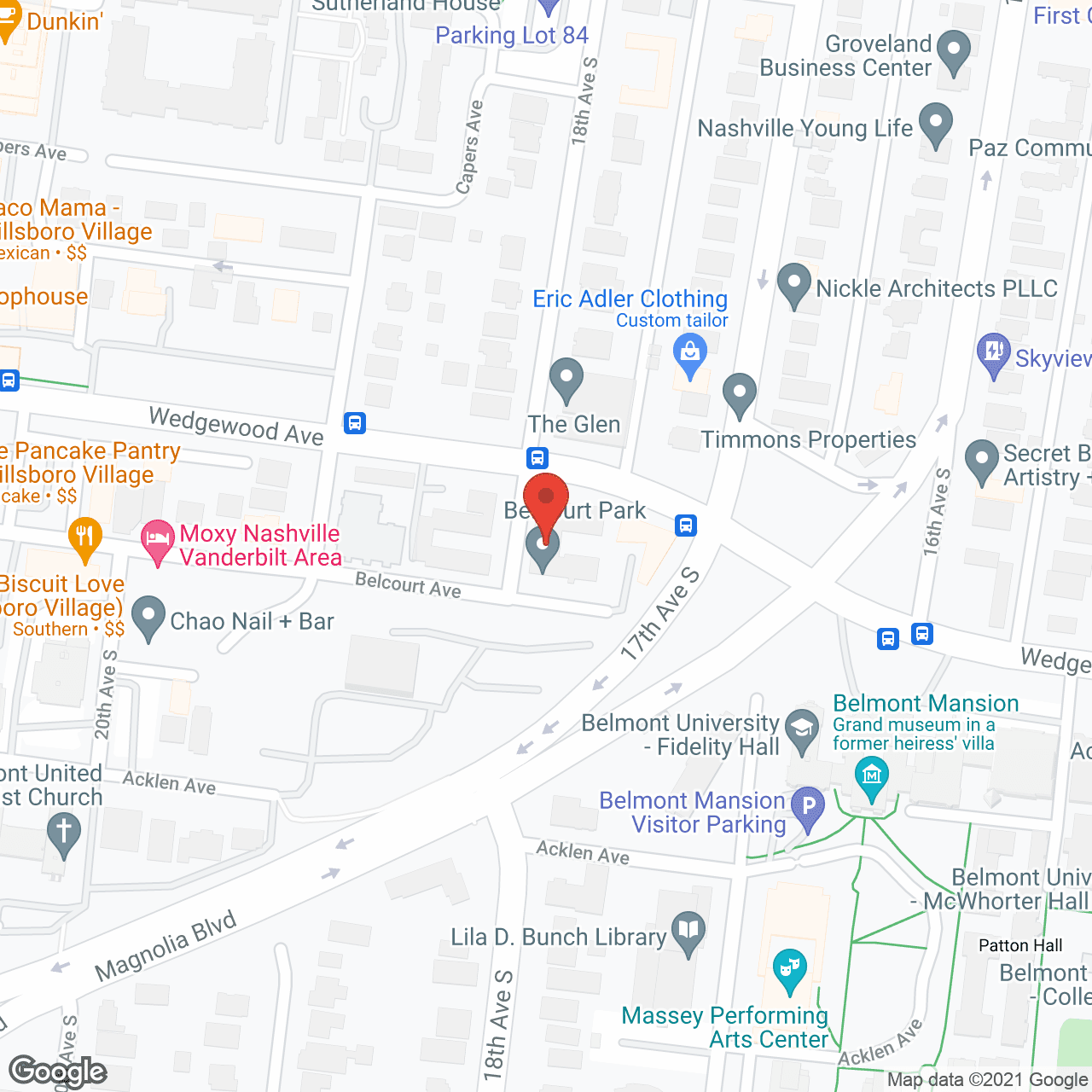 Belcourt Terrace Nursing Home in google map