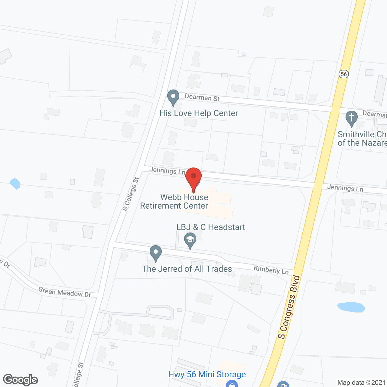 The Webb House Retirement Center, Inc in google map