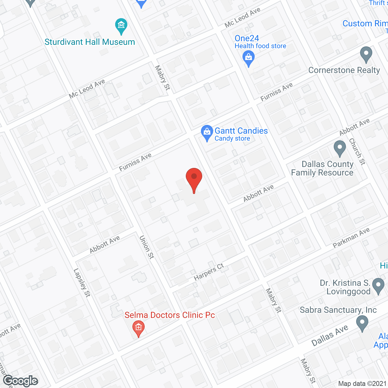 Dunn Nursing Home in google map