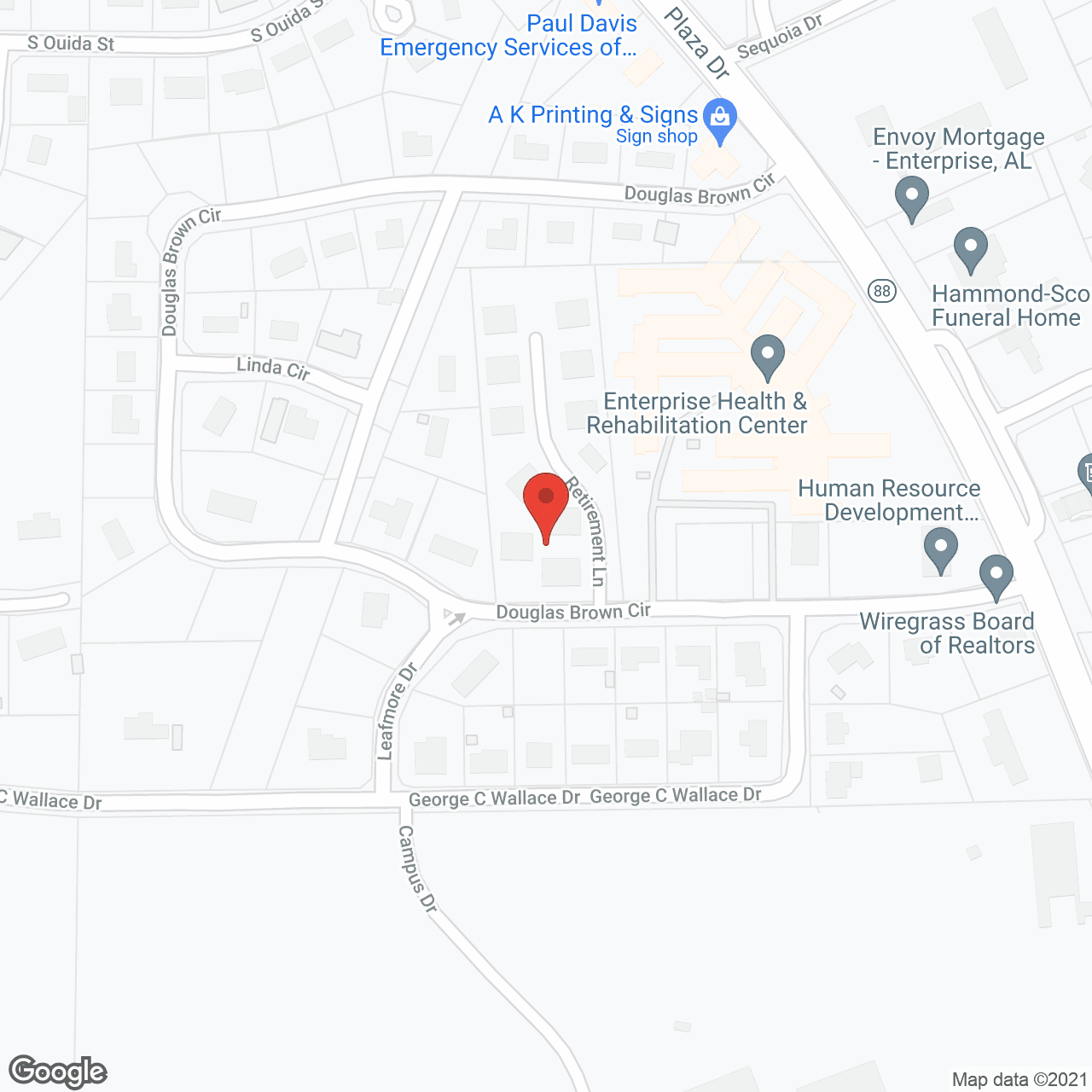 Enterprise Nursing Home in google map