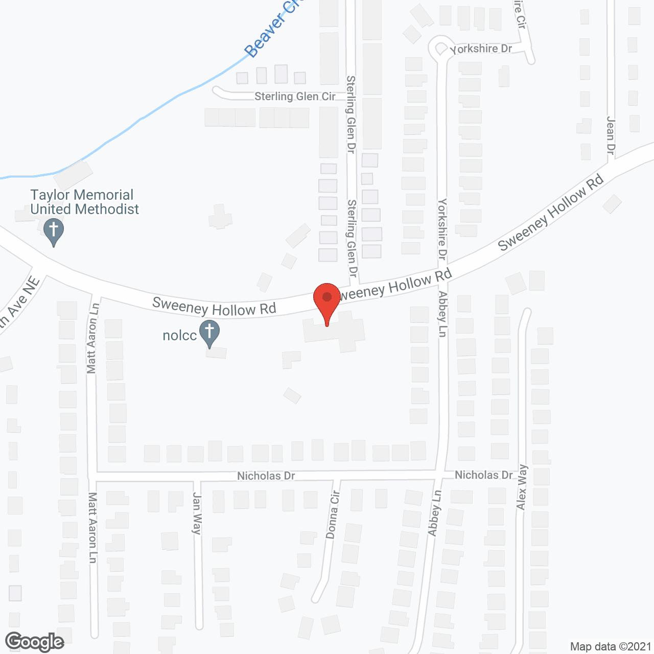 Alabama Living Center in google map