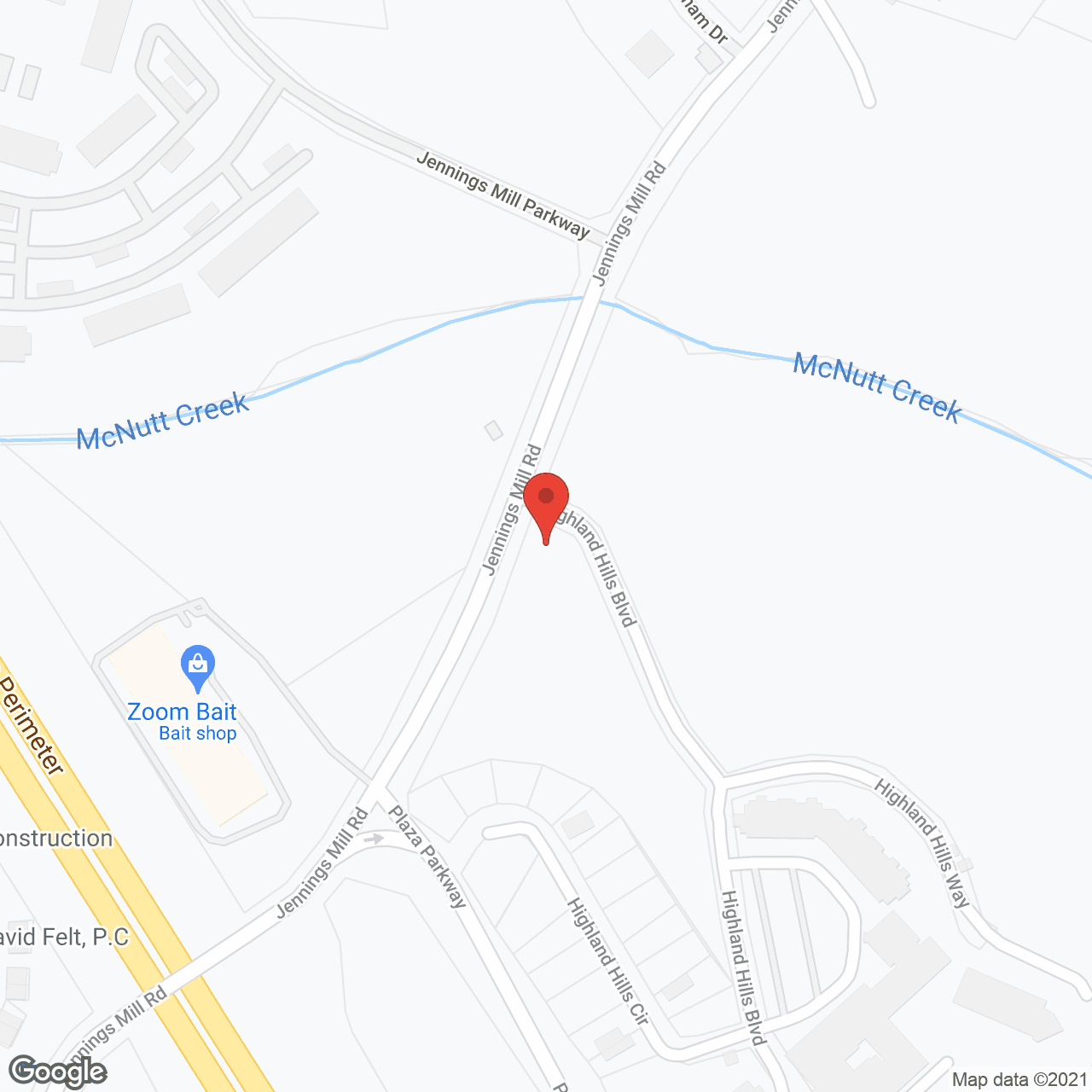 St Marys Highland Hills Village in google map