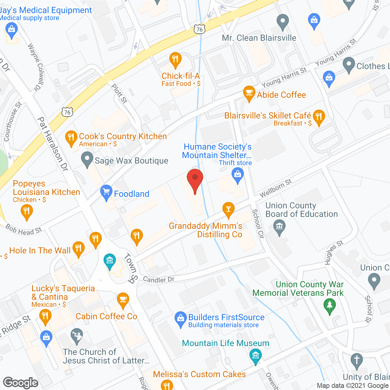 Sunrise Care Home in google map