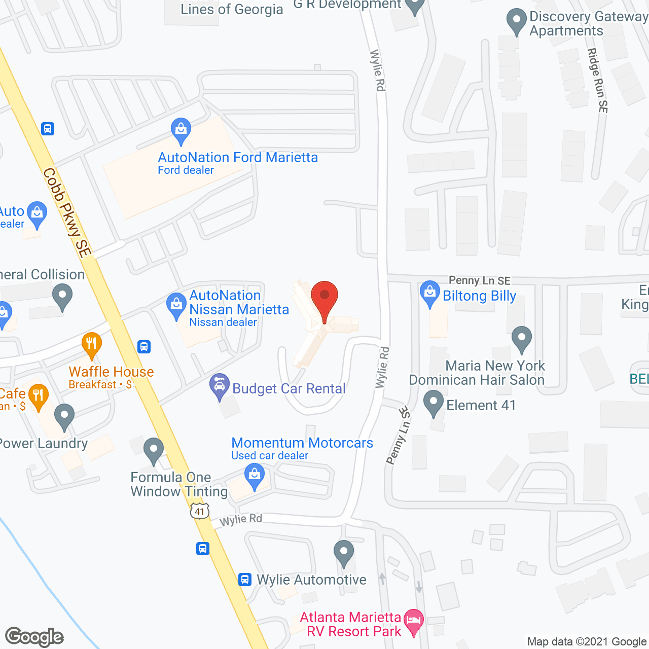 A.G. Rhodes Health & Rehab - Cobb in google map