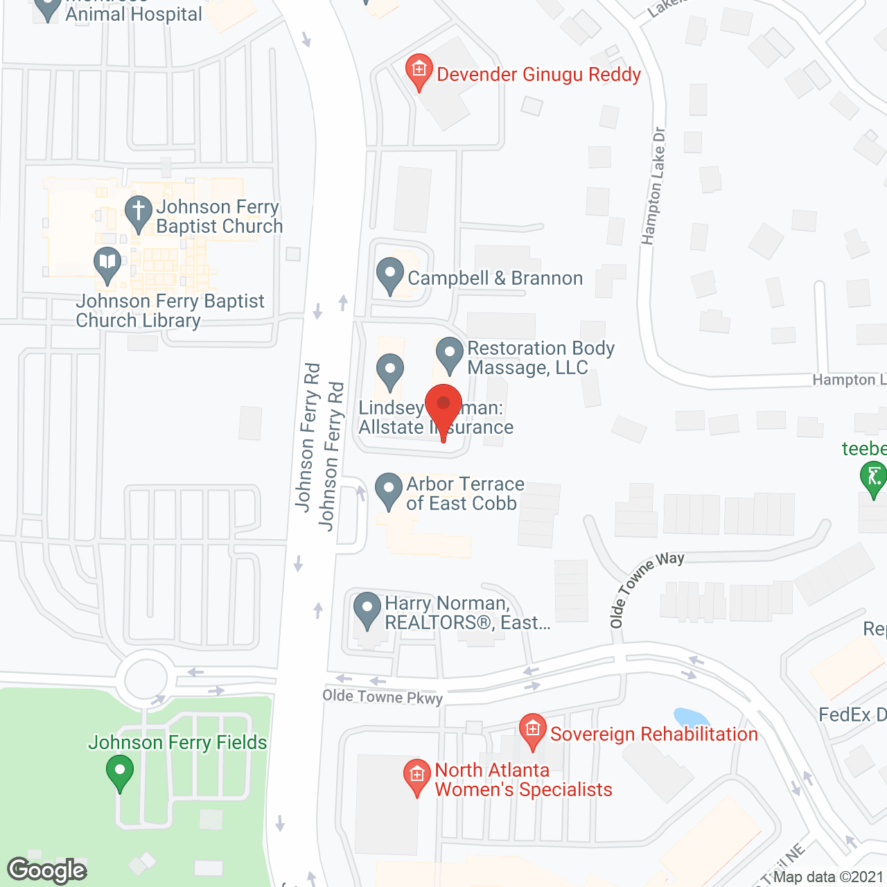Regal Pointe of East Cobb in google map