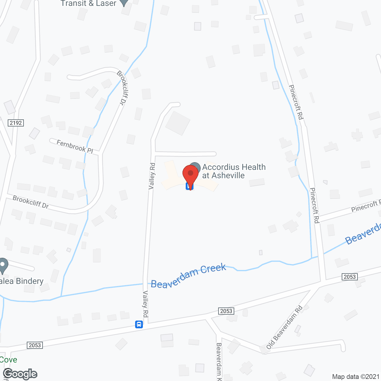 Golden Living Center Asheville in google map