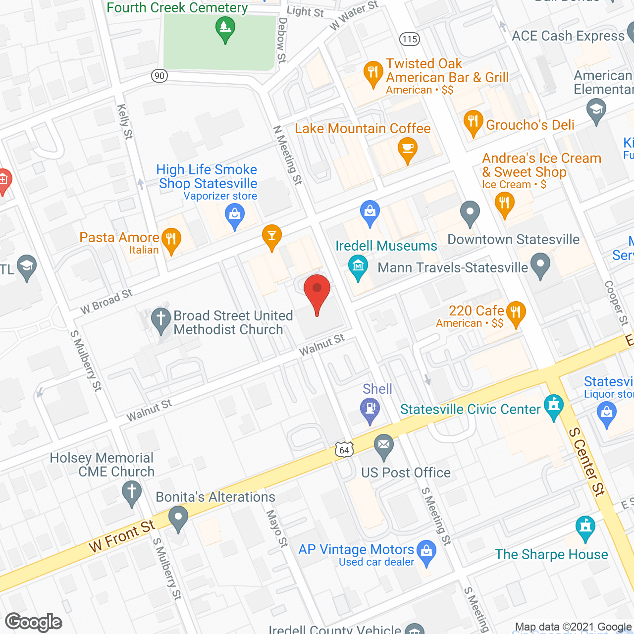 Plaza Apartments in google map