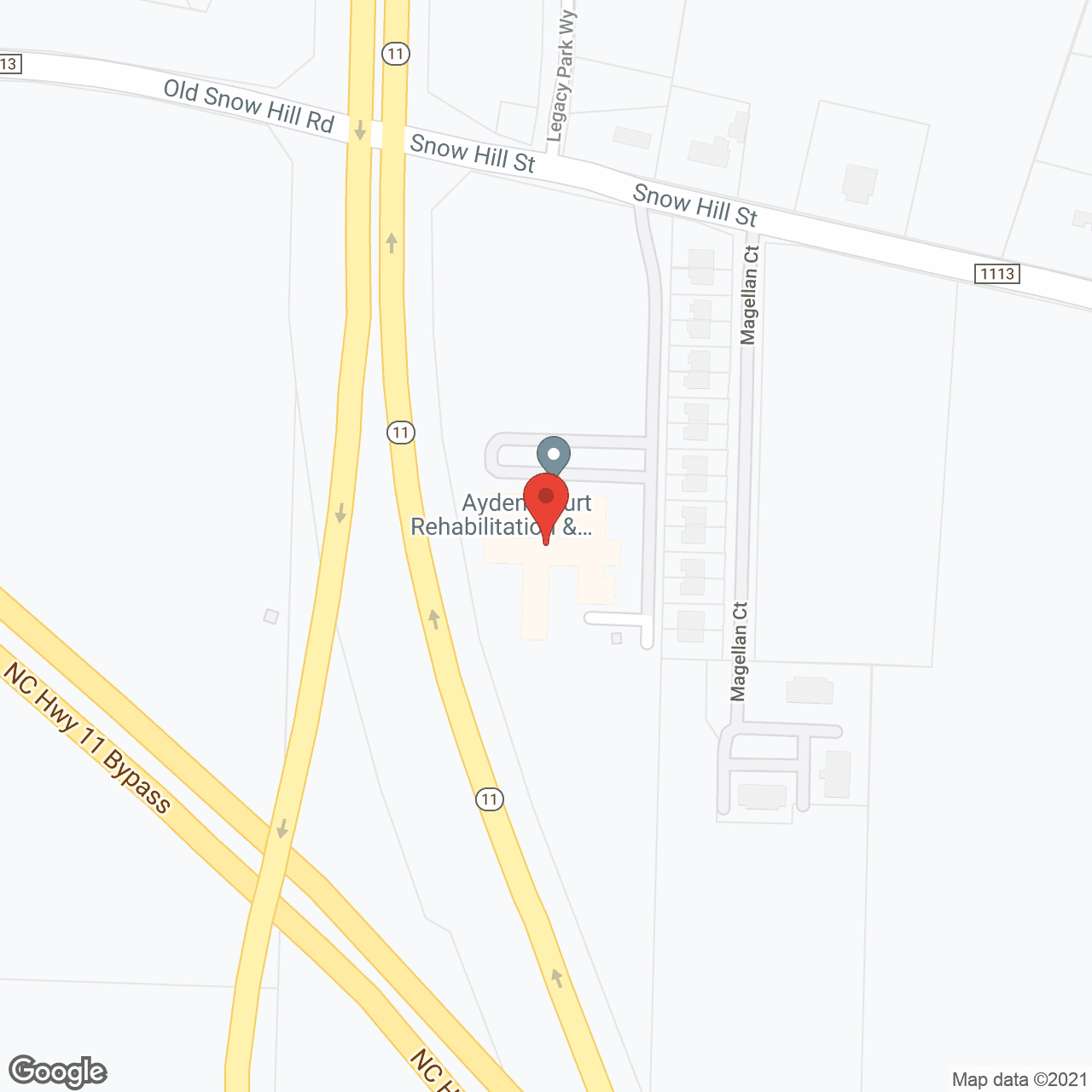 Ayden Court Nursing and Rehabilitation Center in google map