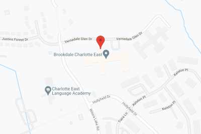 Brookdale Charlotte East in google map