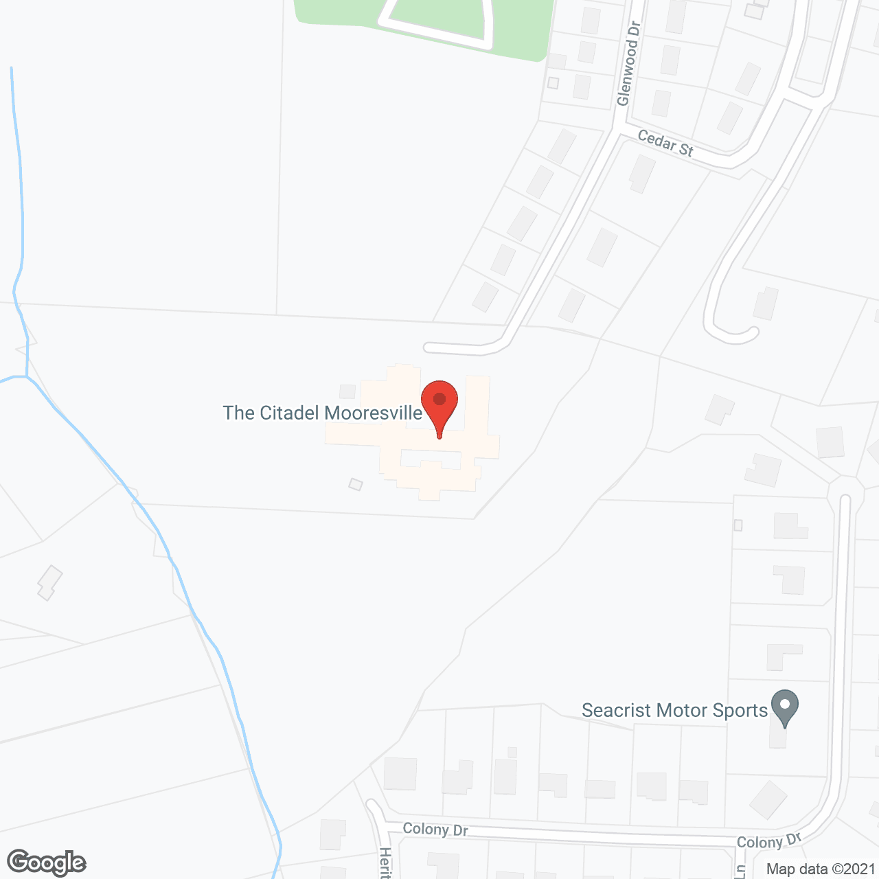 Mooresville Center in google map