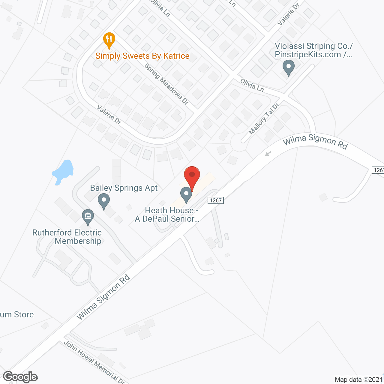Heath House in google map