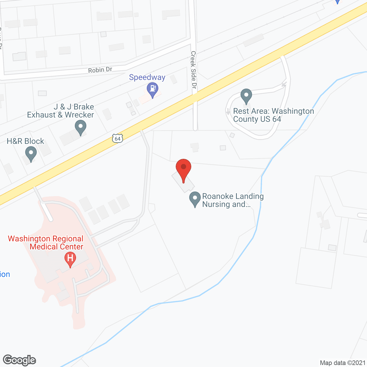 Plumblee Nursing Ctr in google map