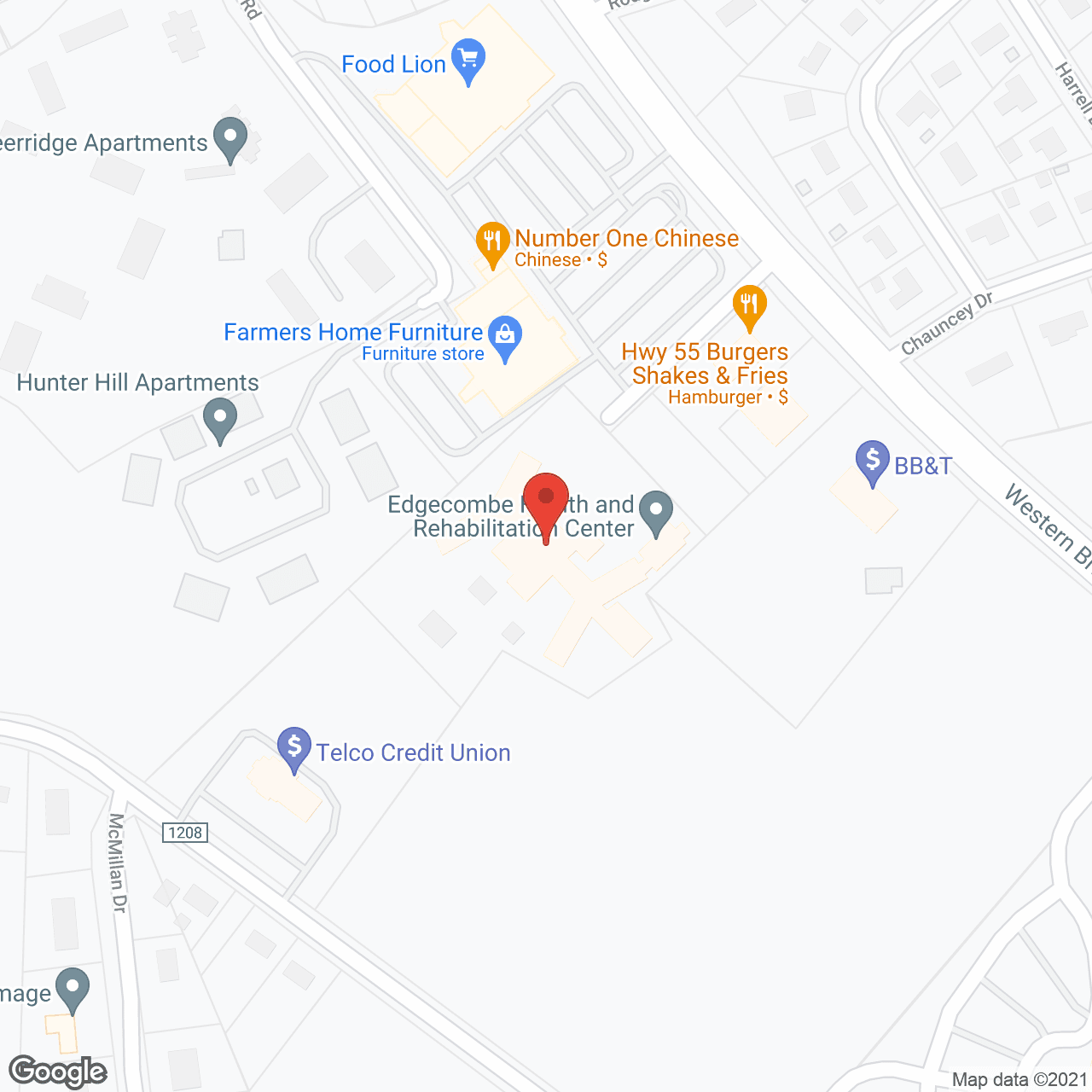 Golden Living Center Tarboro in google map