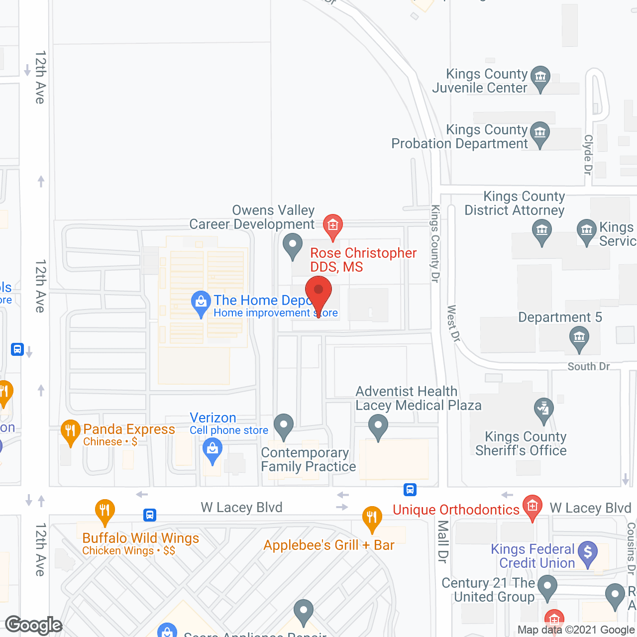 Adventist Health Home Care Svc in google map