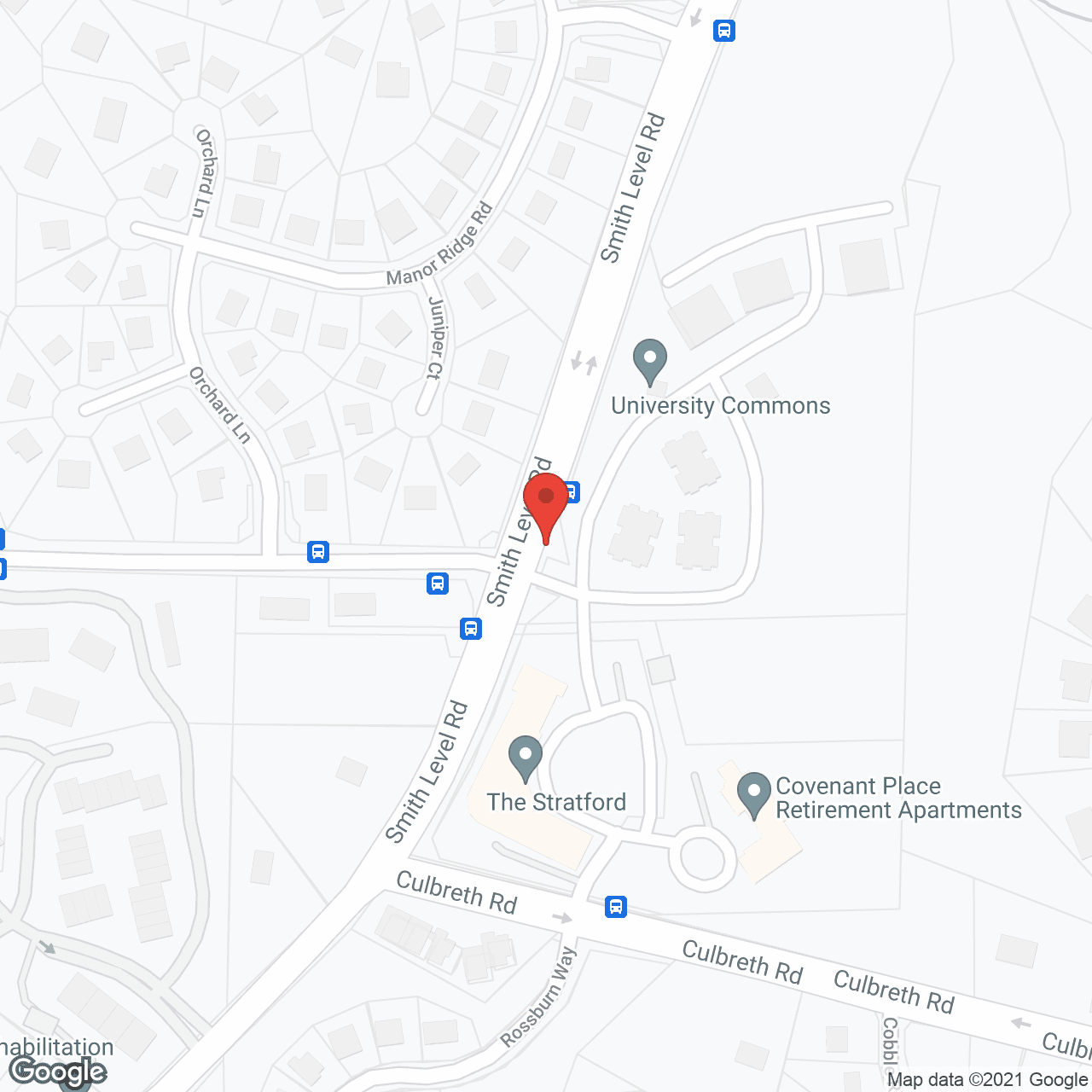 The Stratford in google map