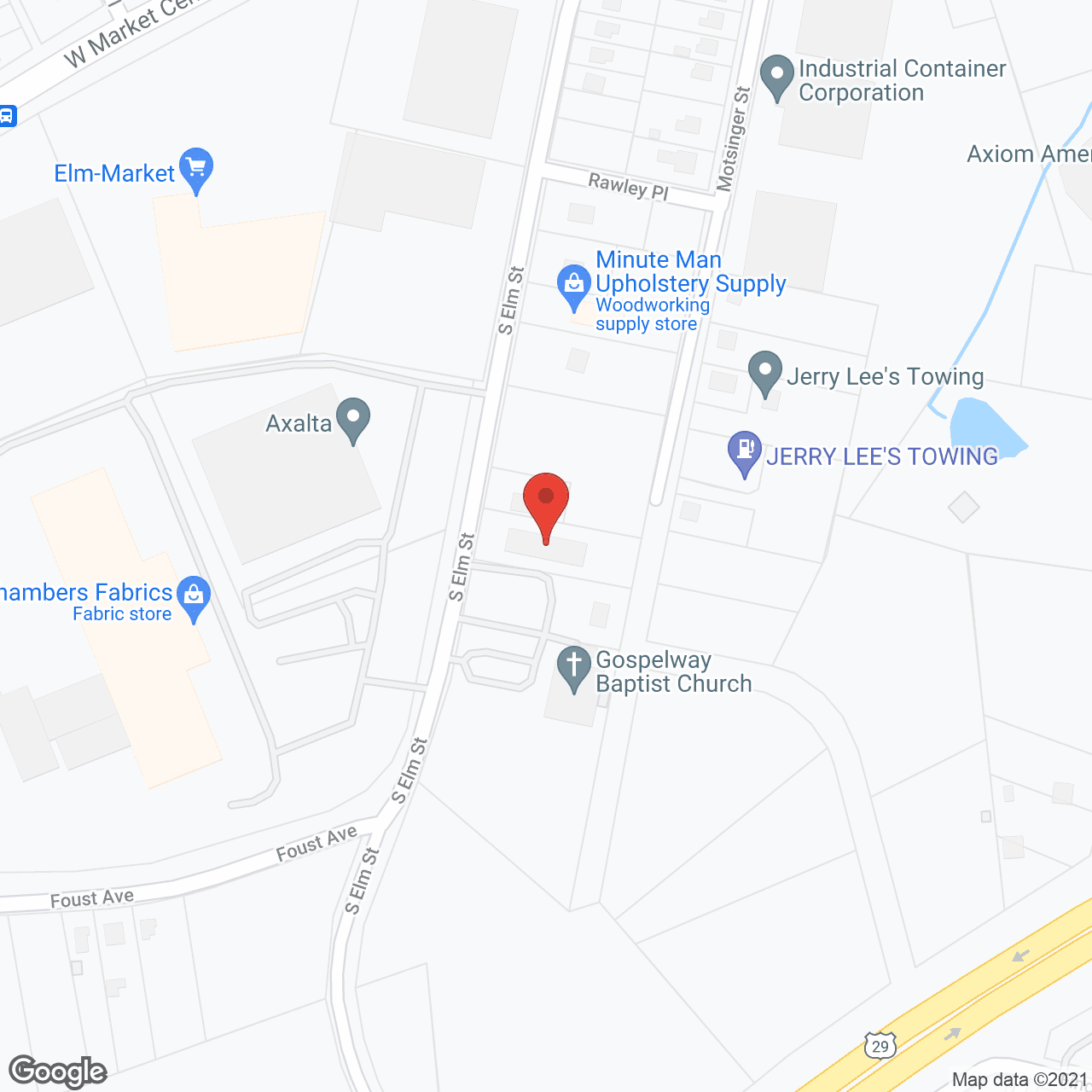 Elm Villa in google map